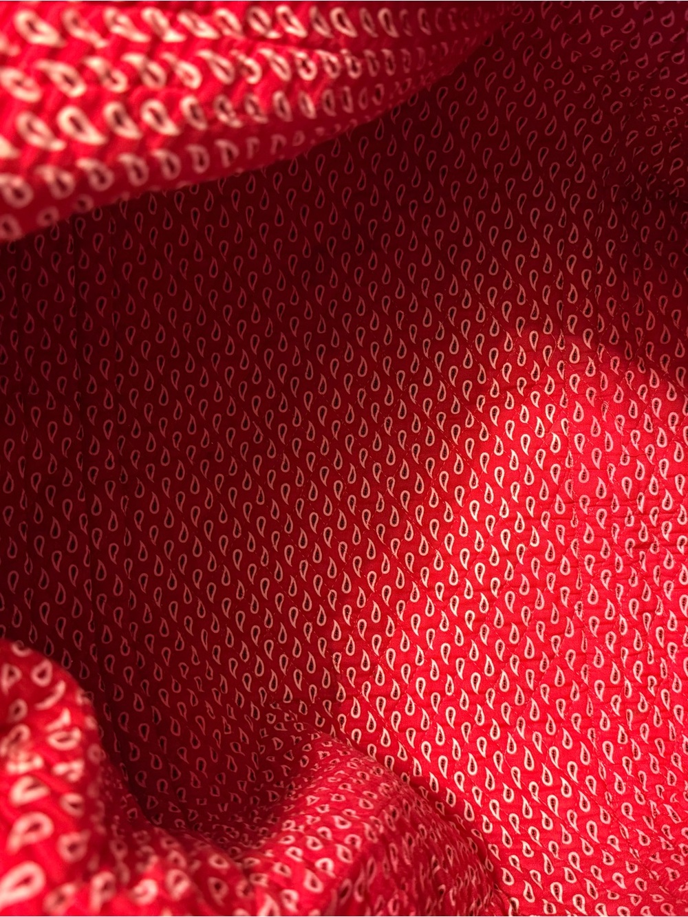 Vintage Red Bandana Vera Bradley Travel Duffle Bag - Picture 6 of 7